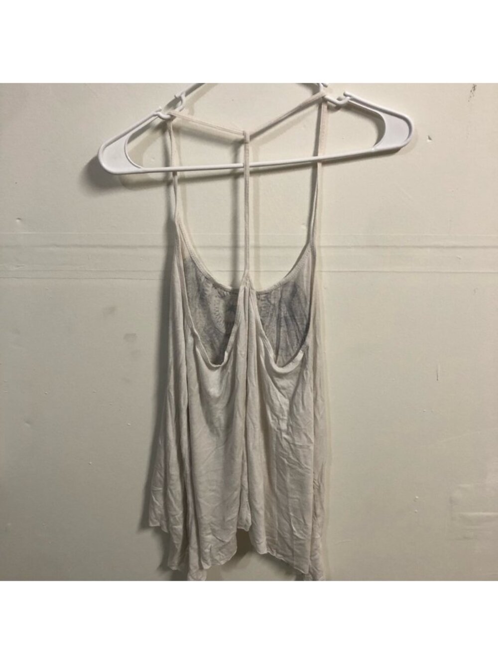 White Graphic Print Cami Size Small Women’s Y2K Hippie Bohemian - Picture 4 of 5